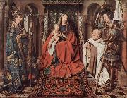 Jan Van Eyck Madonna des Kanonikus Georg van der Paele, mit Hl. Domizian, dem Hl. Georg und dem Stifter Paele china oil painting artist